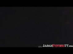 Little japanese lady secretly recorded masturbating