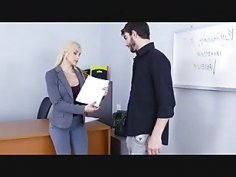 Hot professor sarah tries to take her student s huge cocknfdy