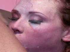 Mad foursome fuck with redhead hottie slammed with two cocks in her ass