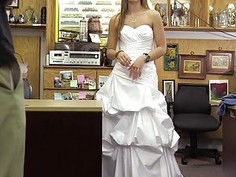 A Wedding Dress Leads To A Revenge Fuck At The Pawnshop
