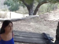 Hot booty Latina arrested and fucked for crossing the border