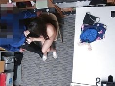 Latina shoplifter Taylor shows her fucking skills